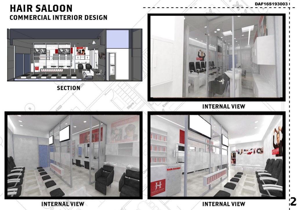 Hair Saloon-Commercial Interior Design (2)