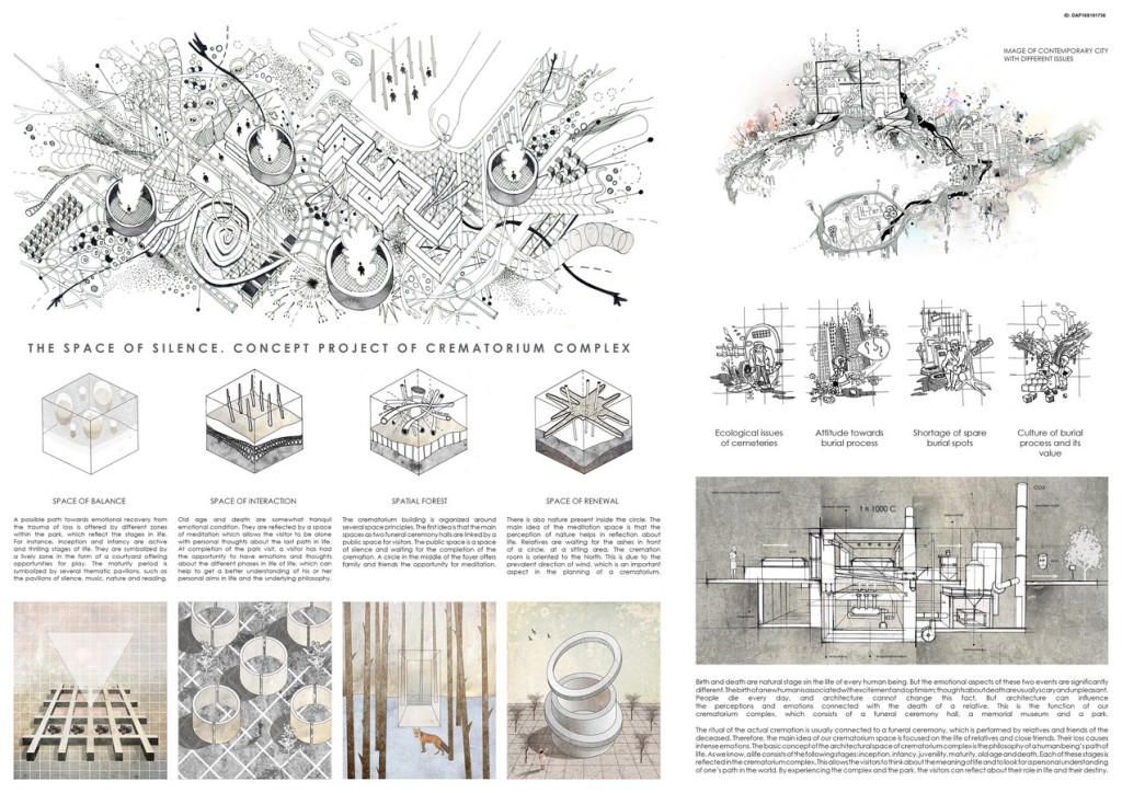 The Space Of Silence. Concept Project Of Crematorium Complex (1)