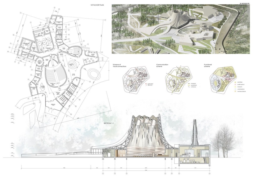 The Space Of Silence. Concept Project Of Crematorium Complex (3)