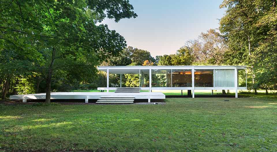 Mies Van Der Rohe_Farnsworth house, Plano