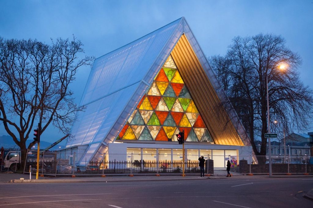 Shigeru Ban_Cardboard Cathedral, New Zealand