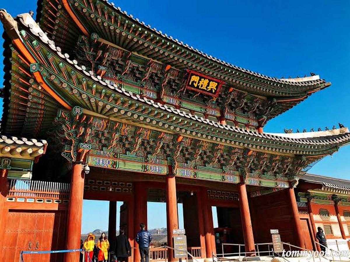 Кёнбоккун Дворец, Южная Корея фото, бесплатный фотсток