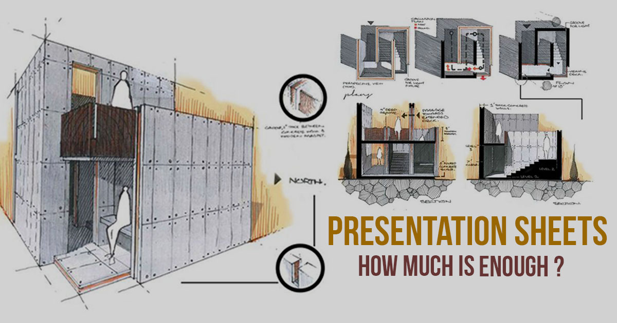 architectural presentation sheets