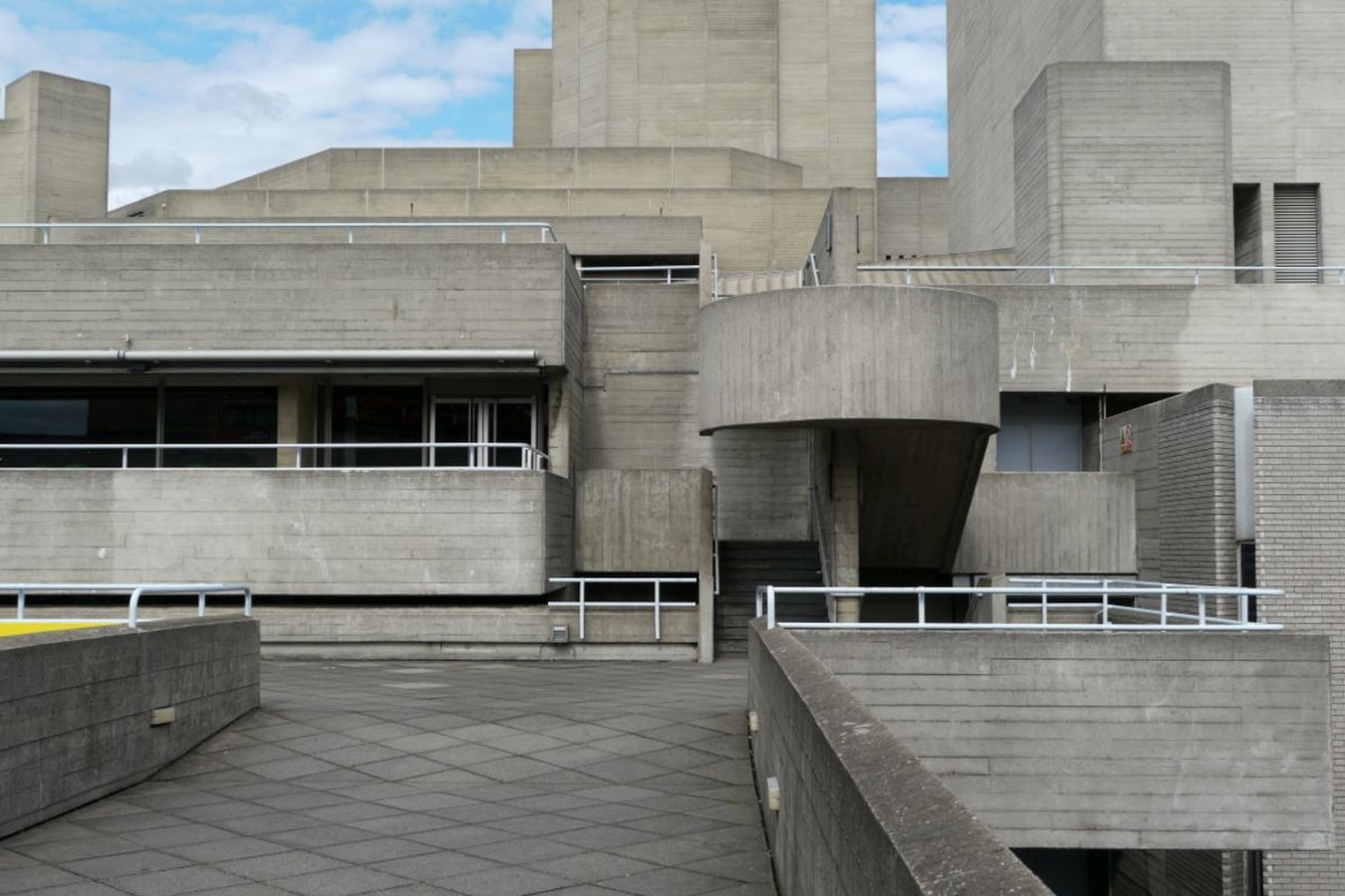 A2489 Image 3. Movies Brutalism Thamesmead Estate Coloured 