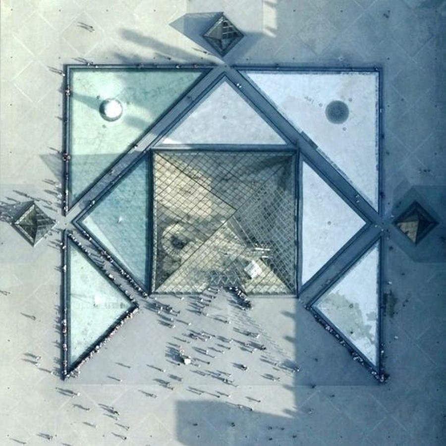 Louvre Pyramid Plan