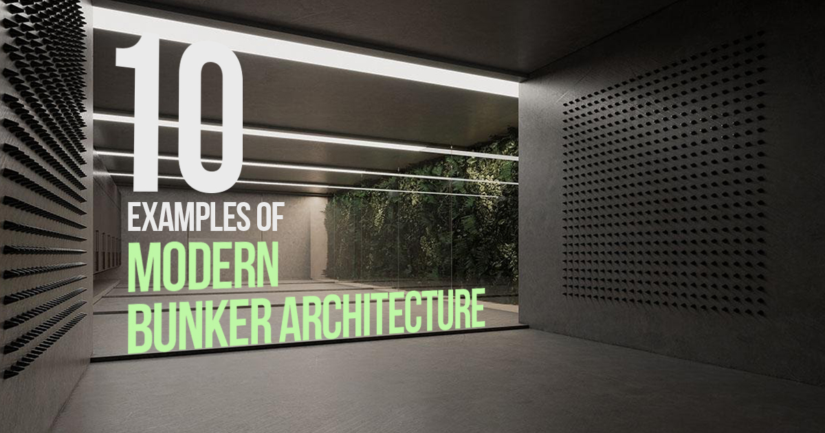 10 Examples of Modern Bunker Architecture - RTF | Rethinking The Future