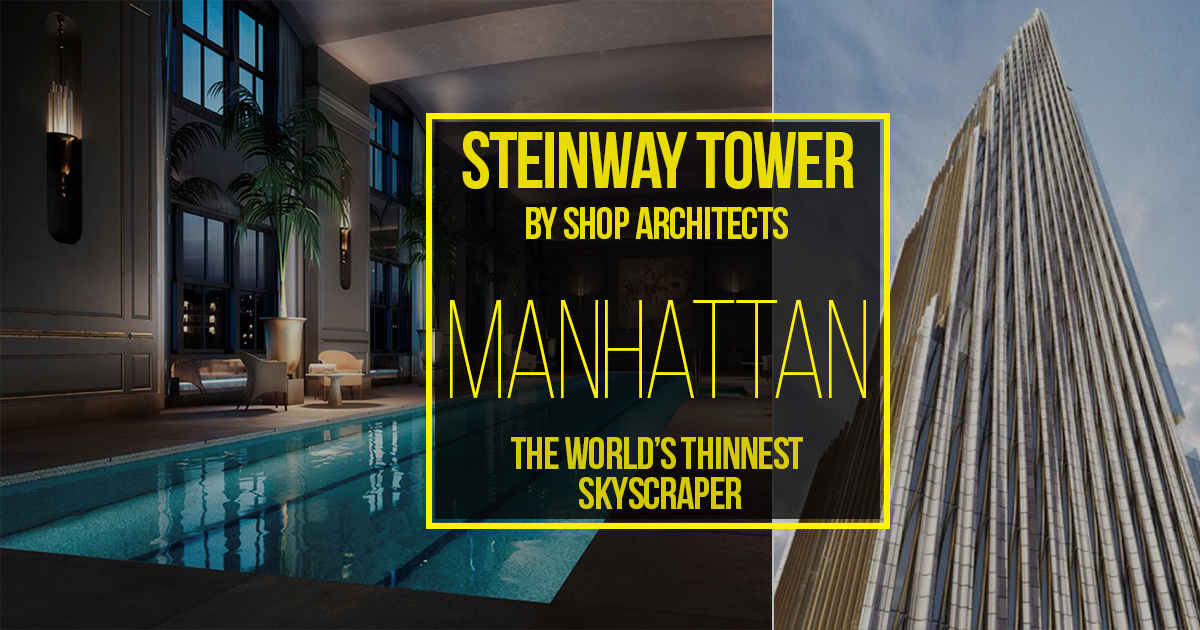 steinway tower width