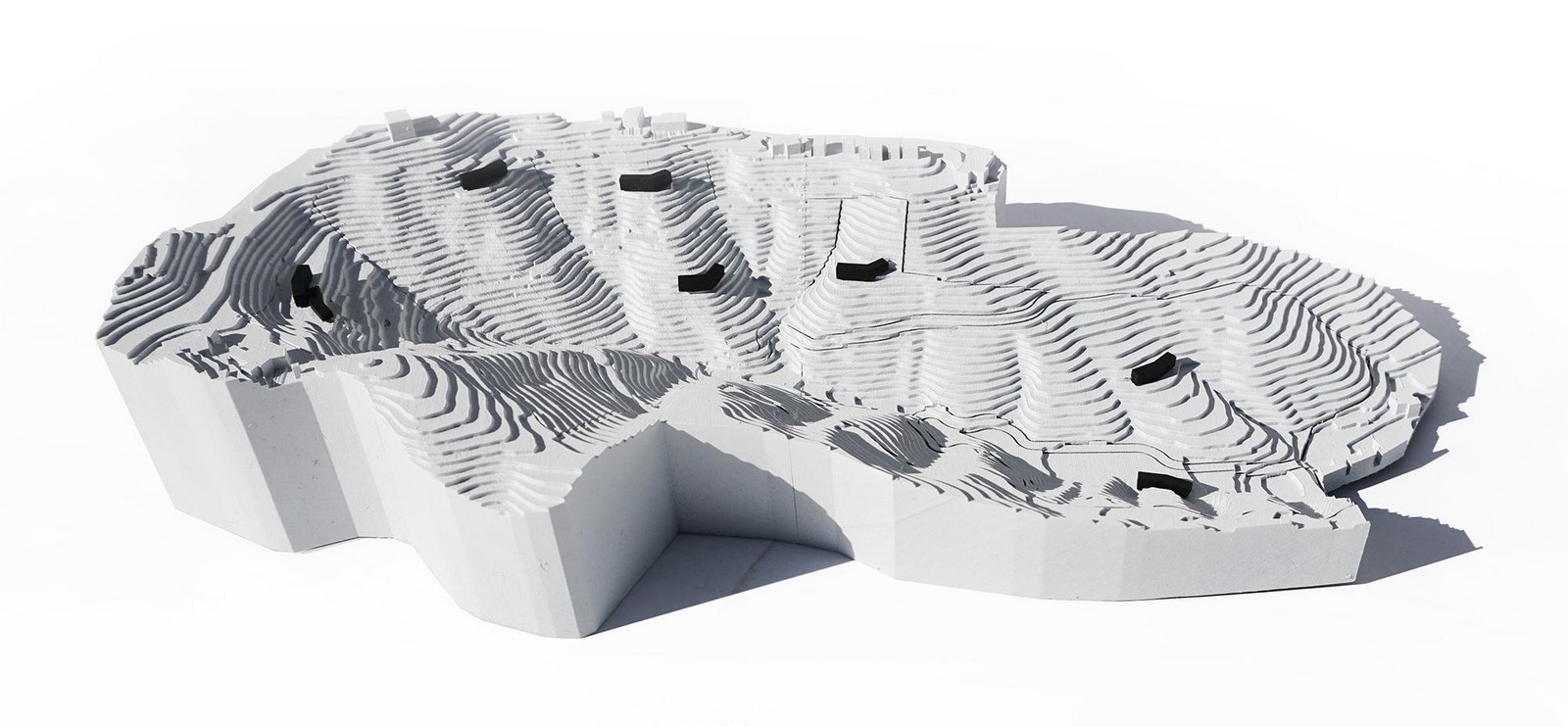 architectural model using layering