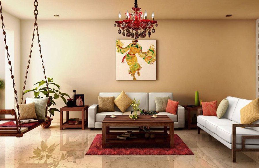 indian themed living room