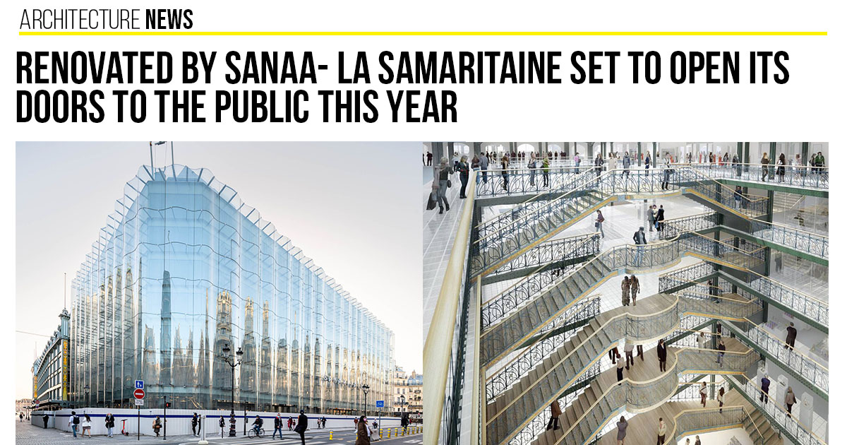 SANAA's Renovated Version of La Samaritaine Store in Paris