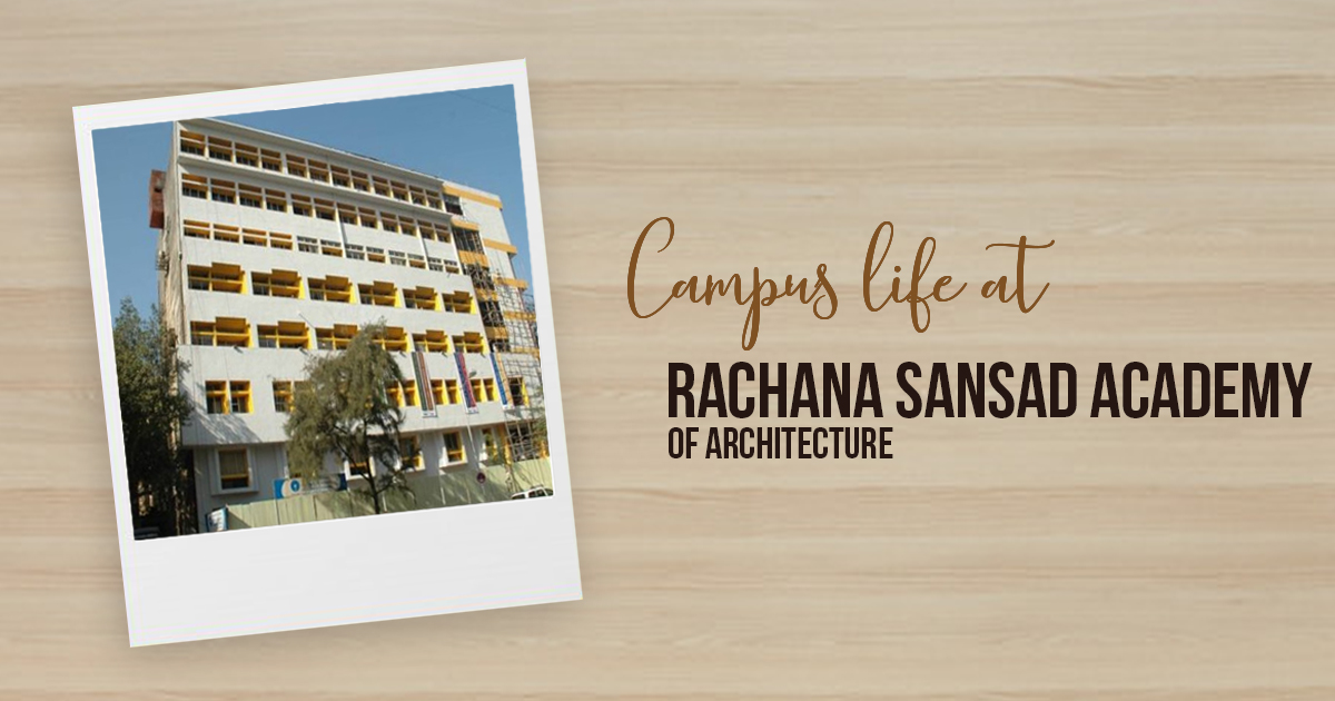 A5138 Campus Life At Rachana Sansad Academy Of Architecture Mumbai. 