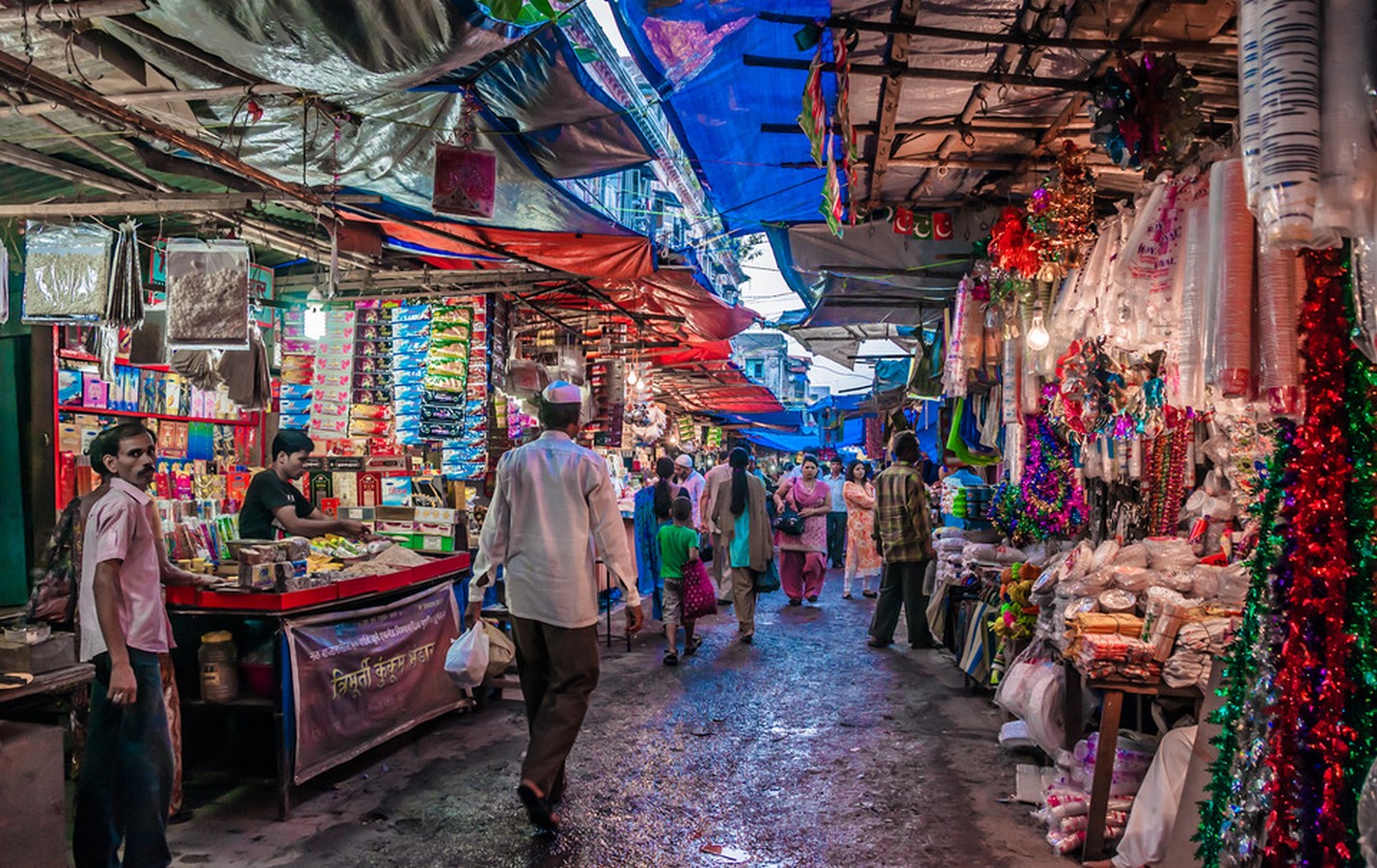 Индия Мумбаи рынок