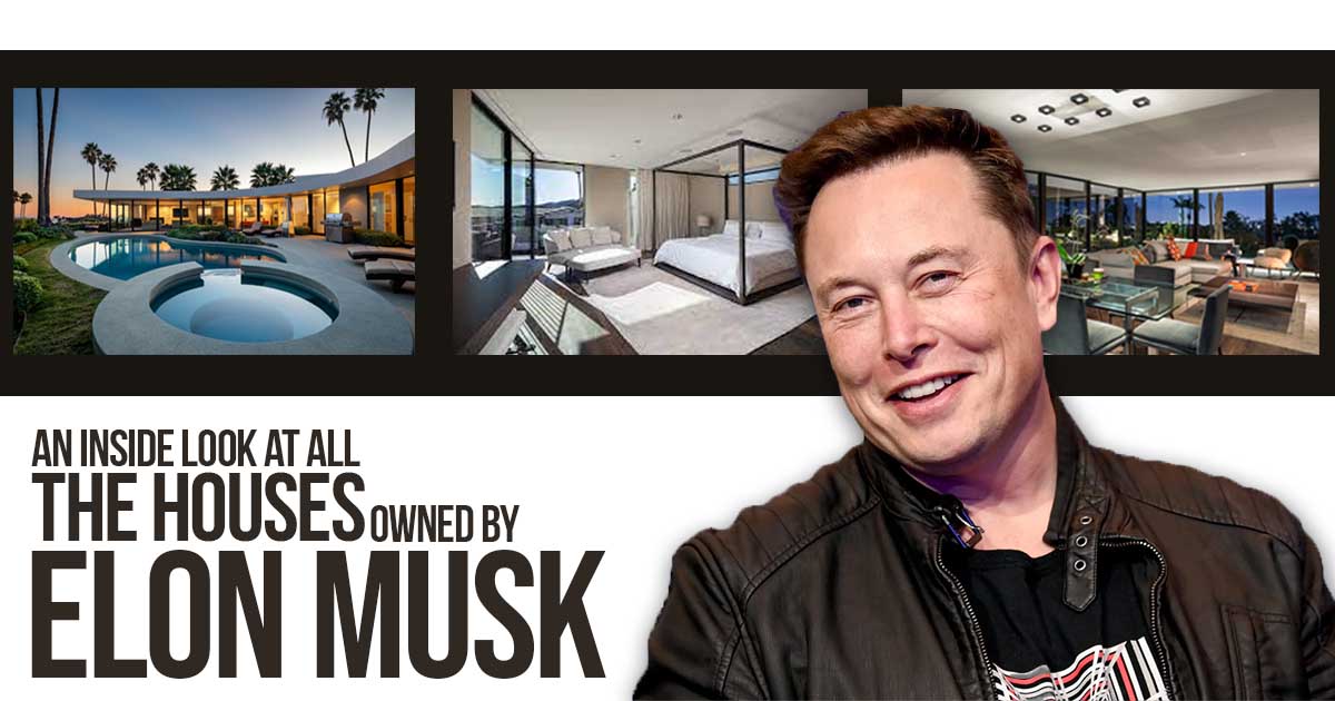 Elon Musk's House An inside look at all the houses owned by Elon Musk