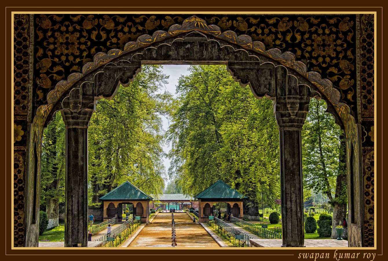 Сад Шалимар в Кашмире