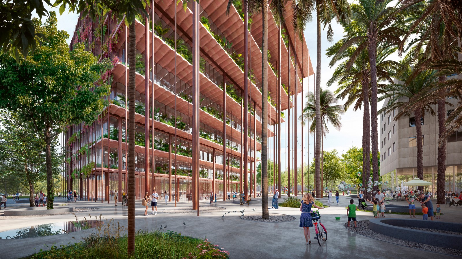 Barcelona Institute of Science and Technology by BIG: A forest of columns - Sheet2