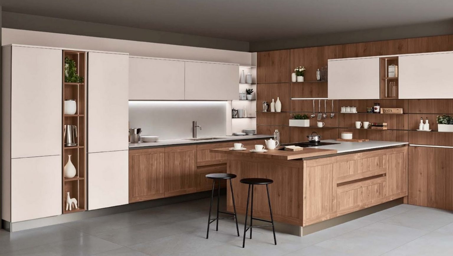 10 Semi Modular Kitchen Designs for your home RTF