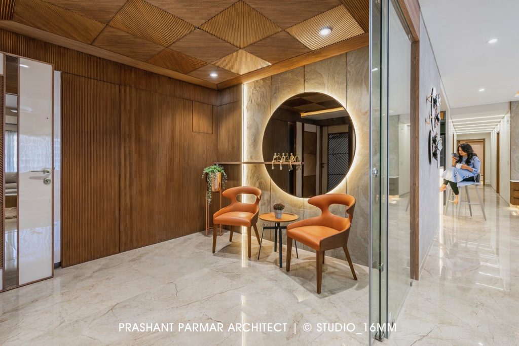 Apartment Interior At Darshanam Clublife In Vadodara By Prashant Parmar Architect Rtf